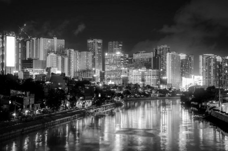 The Philippines at night